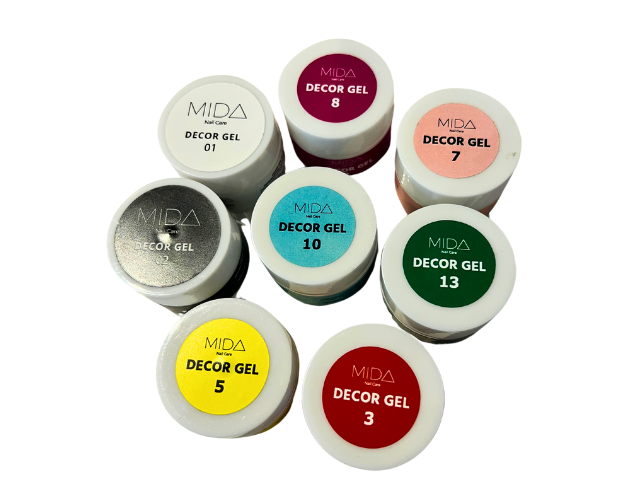 Set DECOR GEL (8 pezzi)