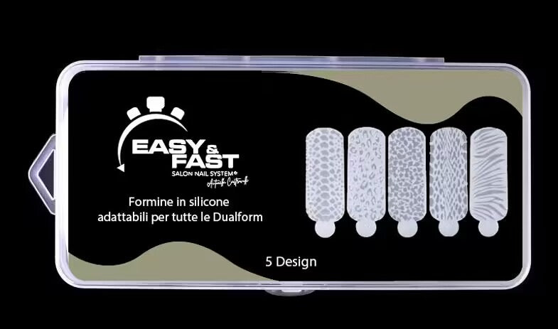 Formine di Silicone per NAILART Dualform